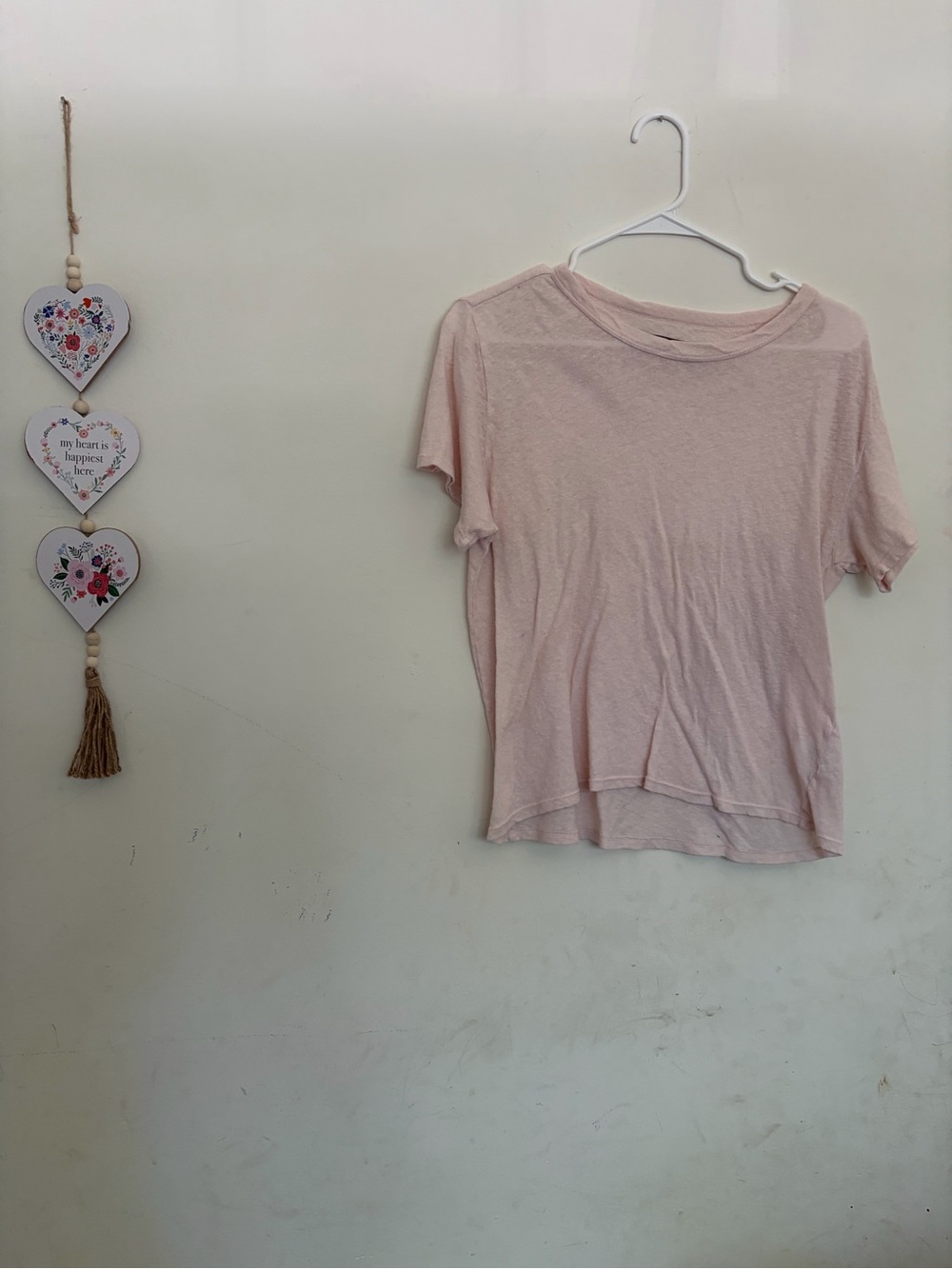 Enza Costa Supima Soft Knit Tee Sz XS Beige Blush Oversized – Tiny Stain